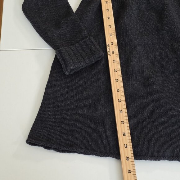 Talula Cardigan Womens M Gray Shawl Collar LS Button Wool Cashmere Angora Blend - Picture 11 of 16